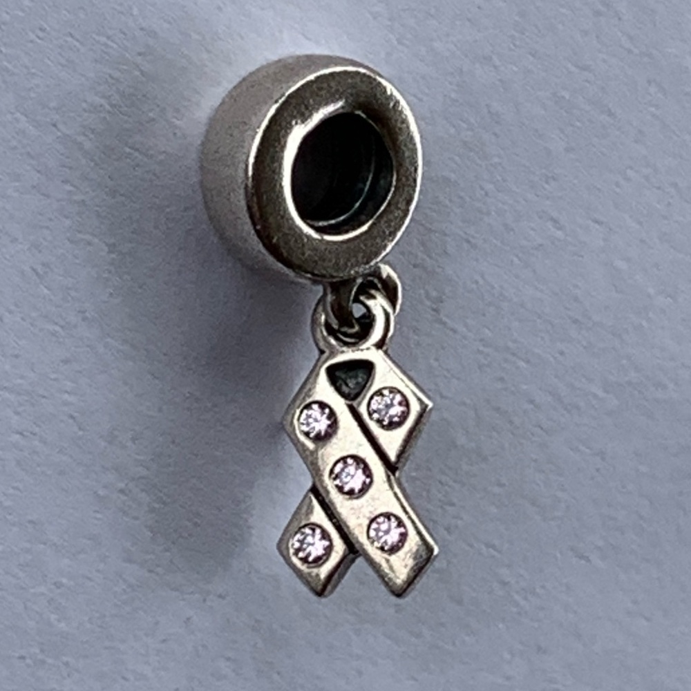 Pandora retired breast cancer awareness 925 sterling silver